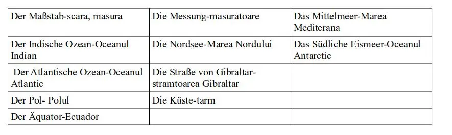 Vocabular