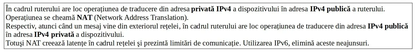 Adresarea dinamică de IP folosind DHCP